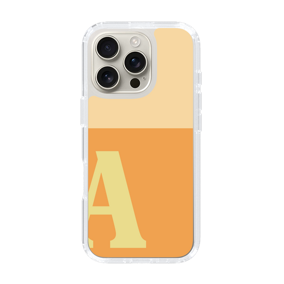 Slim Protection Case［ オリジナル - initial two tone - A orange ］