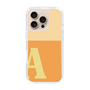 Slim Protection Case［ オリジナル - initial two tone - A orange ］