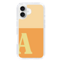 Slim Protection Case［ オリジナル - initial two tone - A orange ］