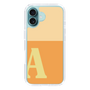 Slim Protection Case［ オリジナル - initial two tone - A orange ］