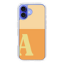 Slim Protection Case［ オリジナル - initial two tone - A orange ］