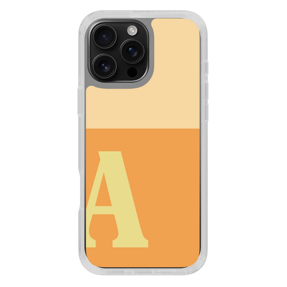 Slim Protection Case［ オリジナル - initial two tone - A orange ］