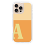 Slim Protection Case［ オリジナル - initial two tone - A orange ］