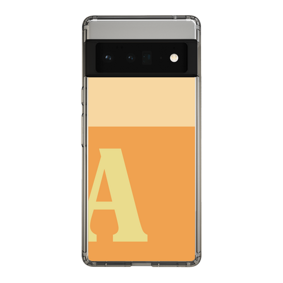 Slim Protection Case［ Original - initial two tone - A orange ］