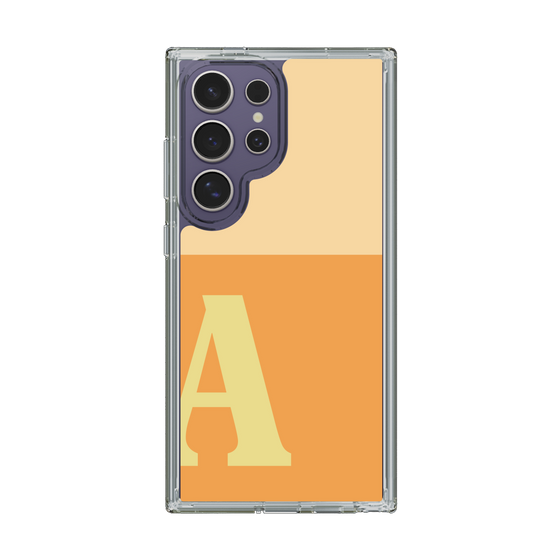 Slim Protection Case［ Original - initial two tone - A orange ］