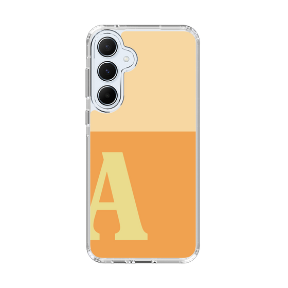 Slim Protection Case［ オリジナル - initial two tone - A orange ］