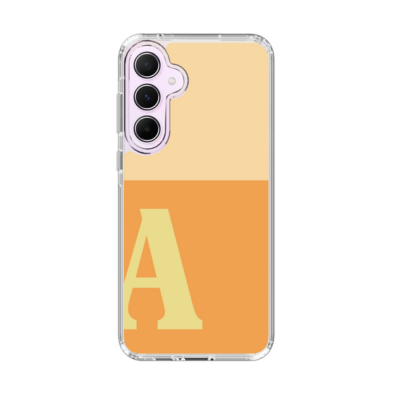 Slim Protection Case［ オリジナル - initial two tone - A orange ］