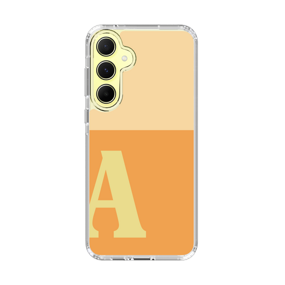 Slim Protection Case［ オリジナル - initial two tone - A orange ］