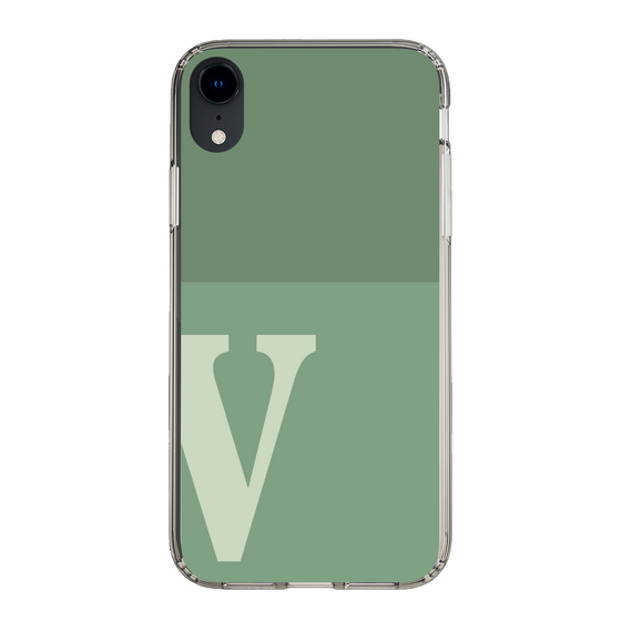 Slim Protection Case［ Original - initial two tone - V green ］