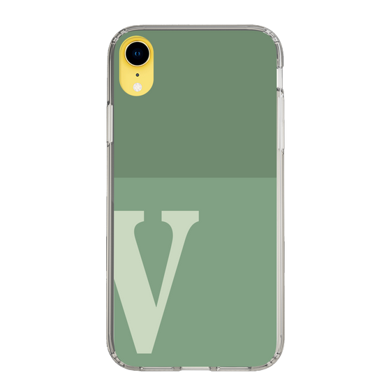 Slim Protection Case［ Original - initial two tone - V green ］