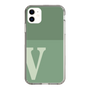 Slim Protection Case［ Original - initial two tone - V green ］