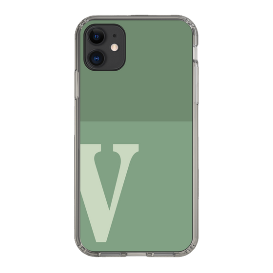 Slim Protection Case［ Original - initial two tone - V green ］