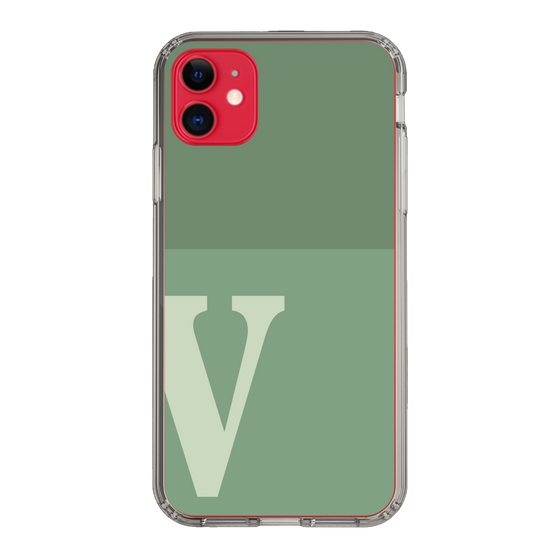 Slim Protection Case［ Original - initial two tone - V green ］