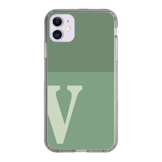 Slim Protection Case［ Original - initial two tone - V green ］