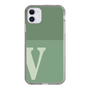 Slim Protection Case［ Original - initial two tone - V green ］
