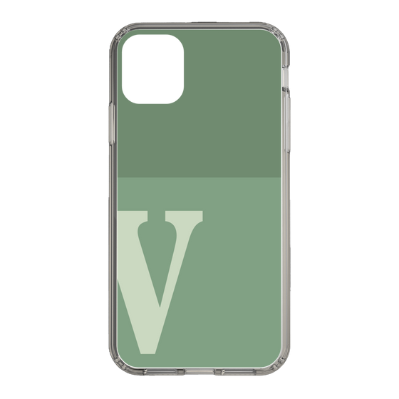 Slim Protection Case［ Original - initial two tone - V green ］