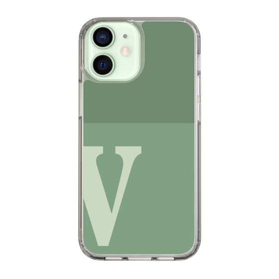 Slim Protection Case［ Original - initial two tone - V green ］