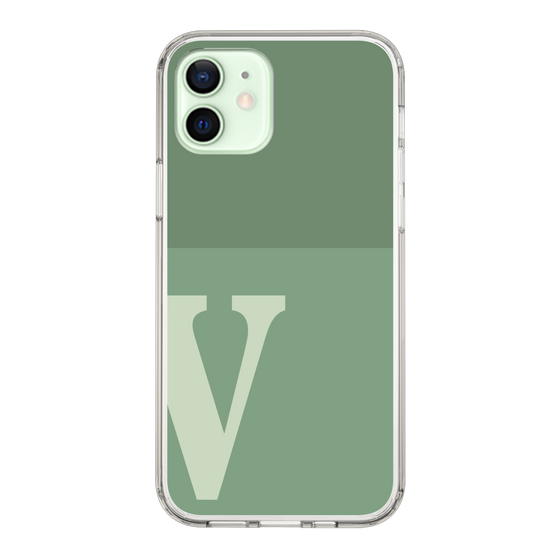 Slim Protection Case［ Original - initial two tone - V green ］