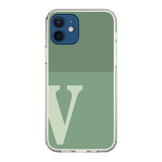 Slim Protection Case［ Original - initial two tone - V green ］