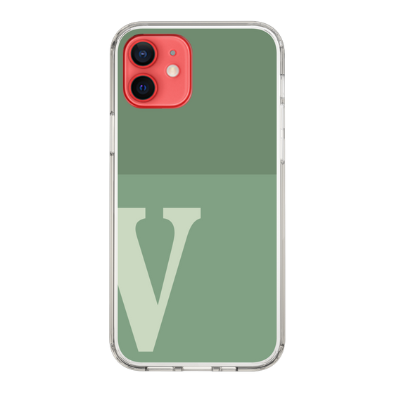 Slim Protection Case［ Original - initial two tone - V green ］