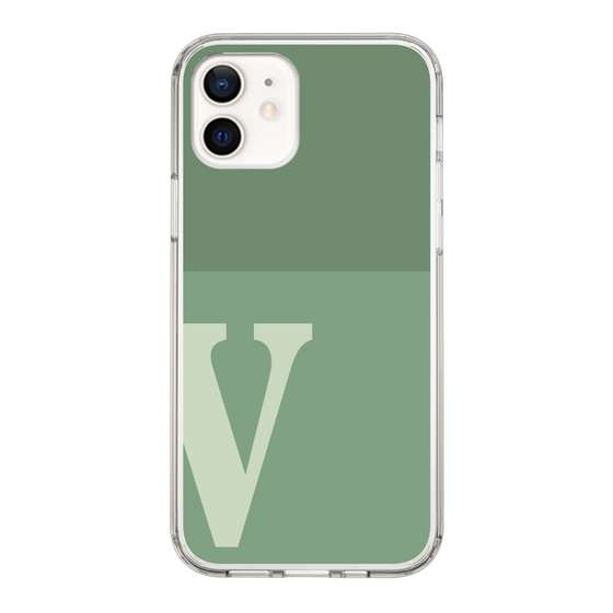 Slim Protection Case［ Original - initial two tone - V green ］