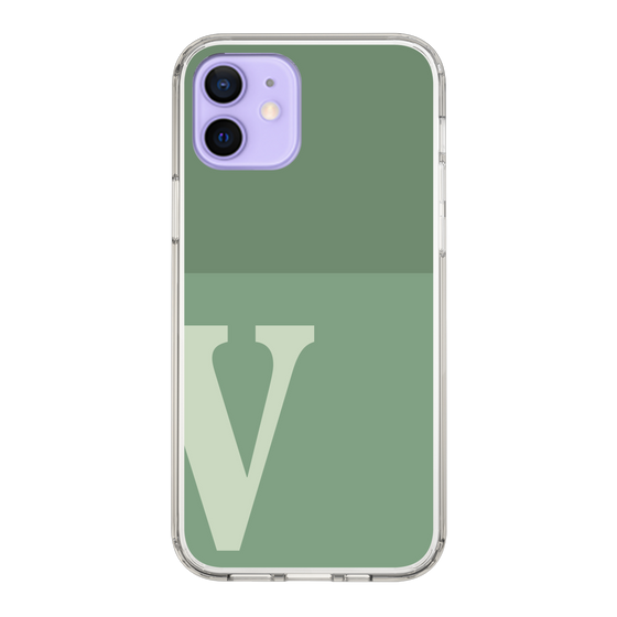 Slim Protection Case［ Original - initial two tone - V green ］