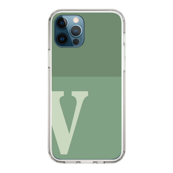 Slim Protection Case［ Original - initial two tone - V green ］