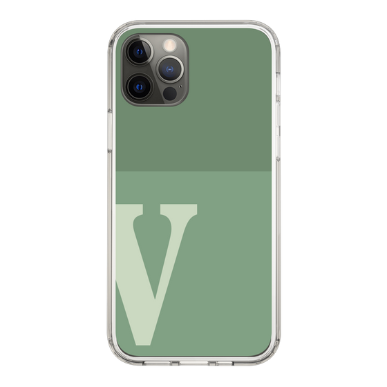 Slim Protection Case［ Original - initial two tone - V green ］