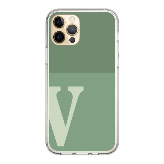 Slim Protection Case［ Original - initial two tone - V green ］