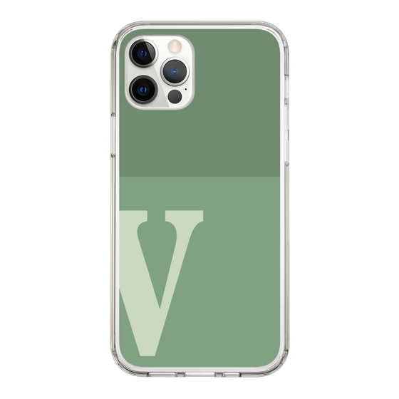 Slim Protection Case［ Original - initial two tone - V green ］