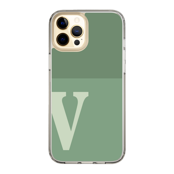 Slim Protection Case［ Original - initial two tone - V green ］