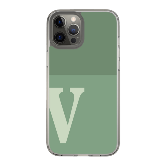Slim Protection Case［ Original - initial two tone - V green ］