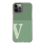 Slim Protection Case［ Original - initial two tone - V green ］