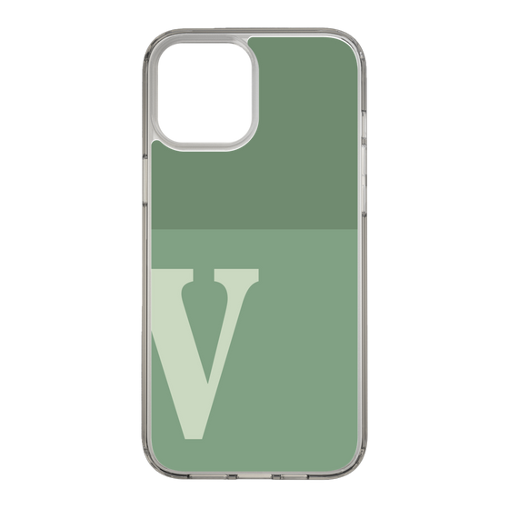 Slim Protection Case［ Original - initial two tone - V green ］