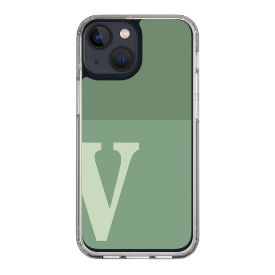 Slim Protection Case［ Original - initial two tone - V green ］