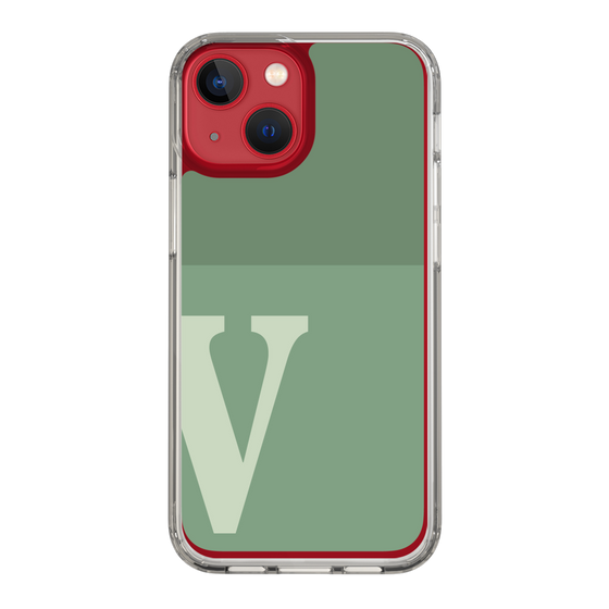 Slim Protection Case［ Original - initial two tone - V green ］