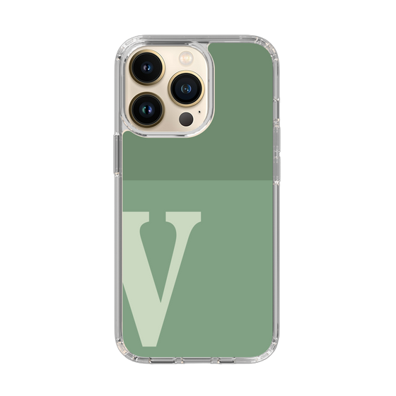 Slim Protection Case［ Original - initial two tone - V green ］