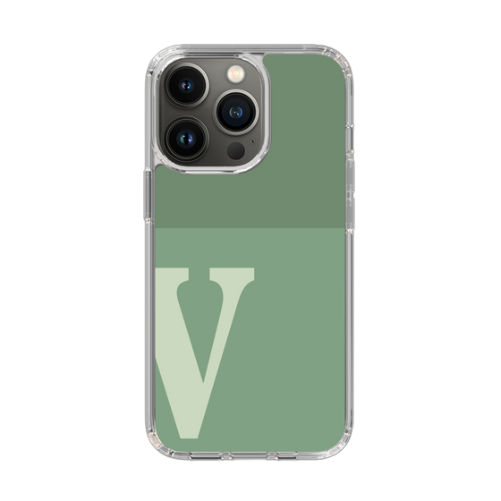 Slim Protection Case［ Original - initial two tone - V green ］