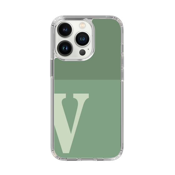 Slim Protection Case［ Original - initial two tone - V green ］