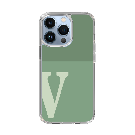 Slim Protection Case［ Original - initial two tone - V green ］