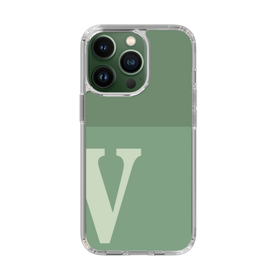 Slim Protection Case［ Original - initial two tone - V green ］