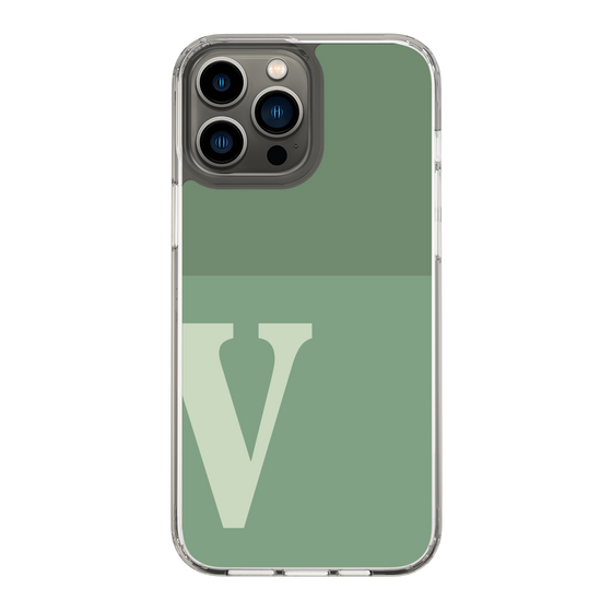 Slim Protection Case［ Original - initial two tone - V green ］