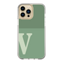 Slim Protection Case［ Original - initial two tone - V green ］