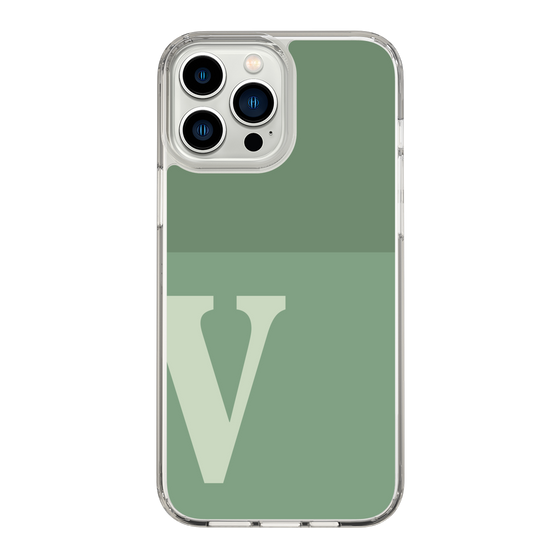 Slim Protection Case［ Original - initial two tone - V green ］