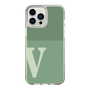 Slim Protection Case［ Original - initial two tone - V green ］