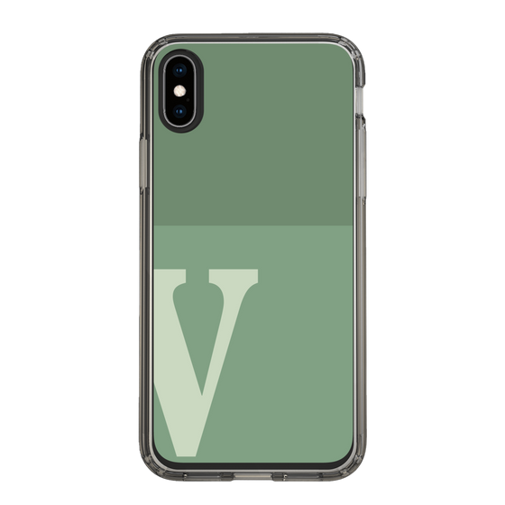 Slim Protection Case［ Original - initial two tone - V green ］