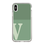 Slim Protection Case［ Original - initial two tone - V green ］
