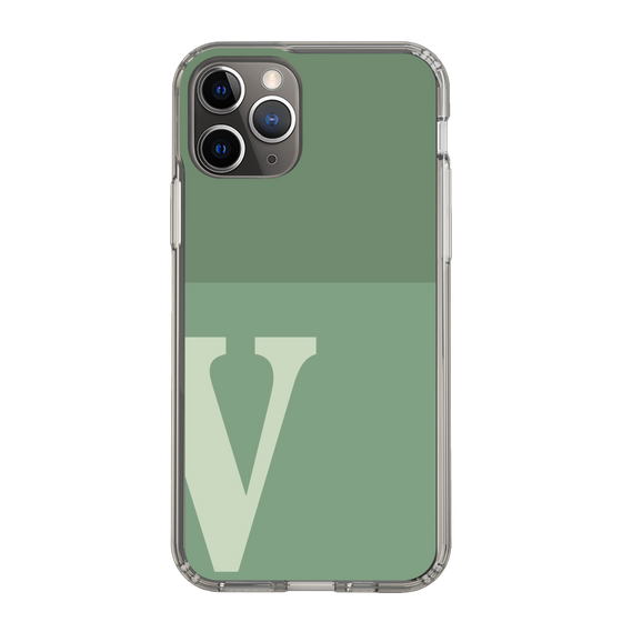 Slim Protection Case［ Original - initial two tone - V green ］