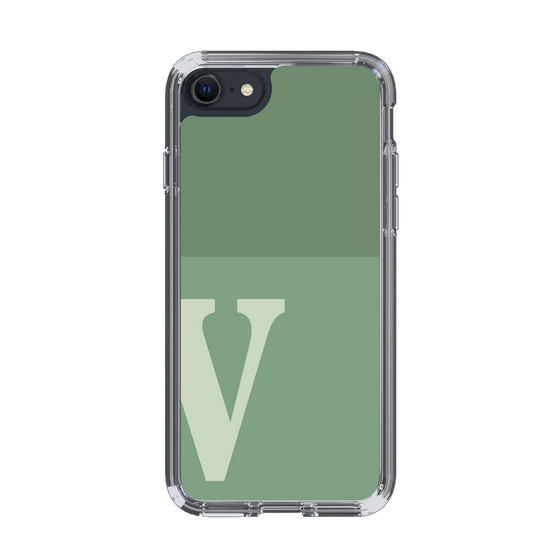 Slim Protection Case［ Original - initial two tone - V green ］
