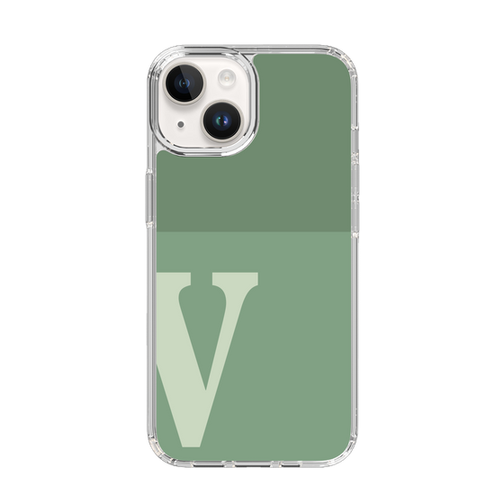 Slim Protection Case［ Original - initial two tone - V green ］